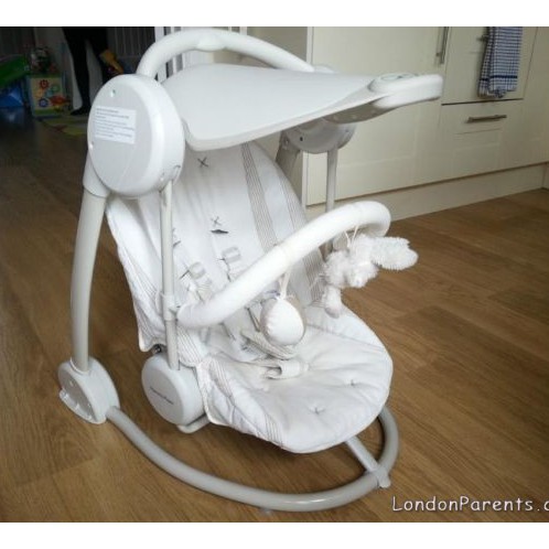 Mamas and papas swing chair hot sale with lights