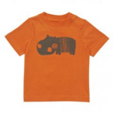 Mothercare Orange Hippo T-Shirt