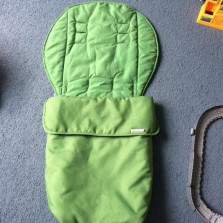 Mamas & Papas green foot muff