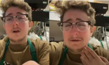 Starbucks Worker Breaks Down After Being Assigned an 8-Hour Shift